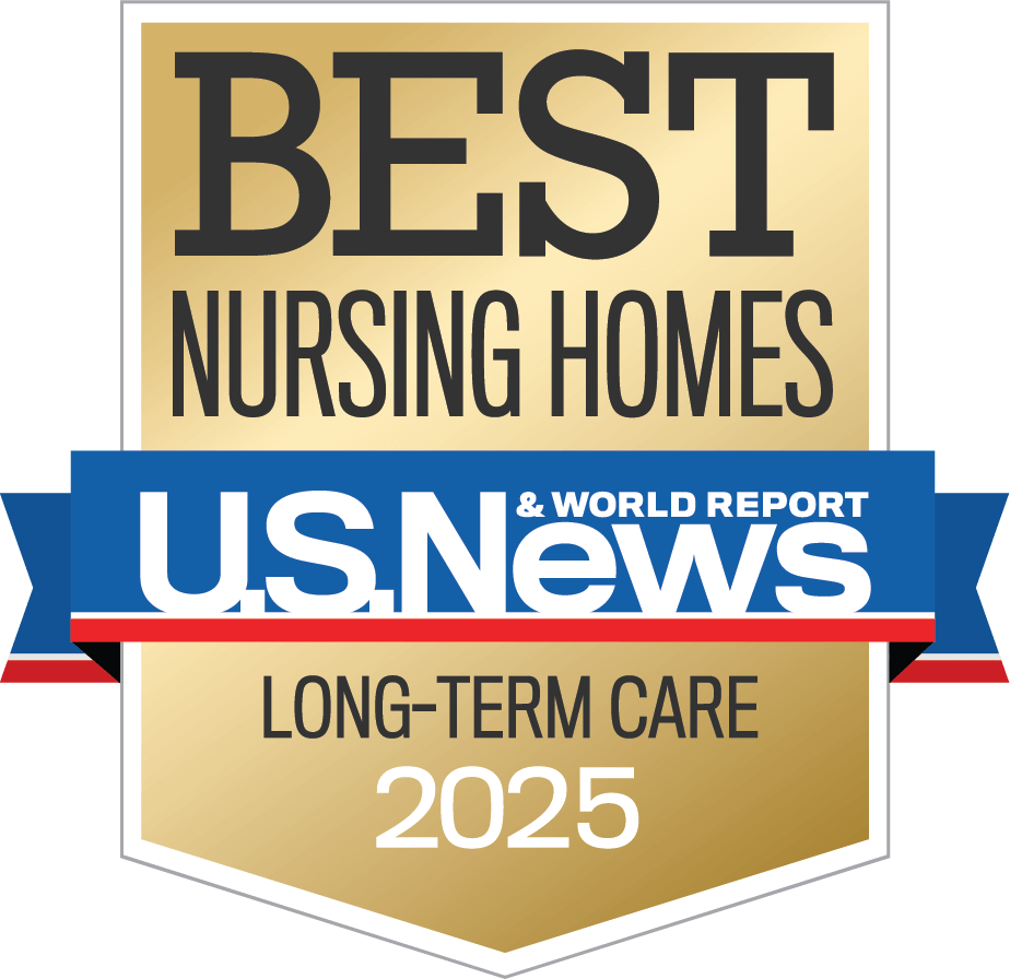 Best Nursing Homes 2025 U.S. News award badge.